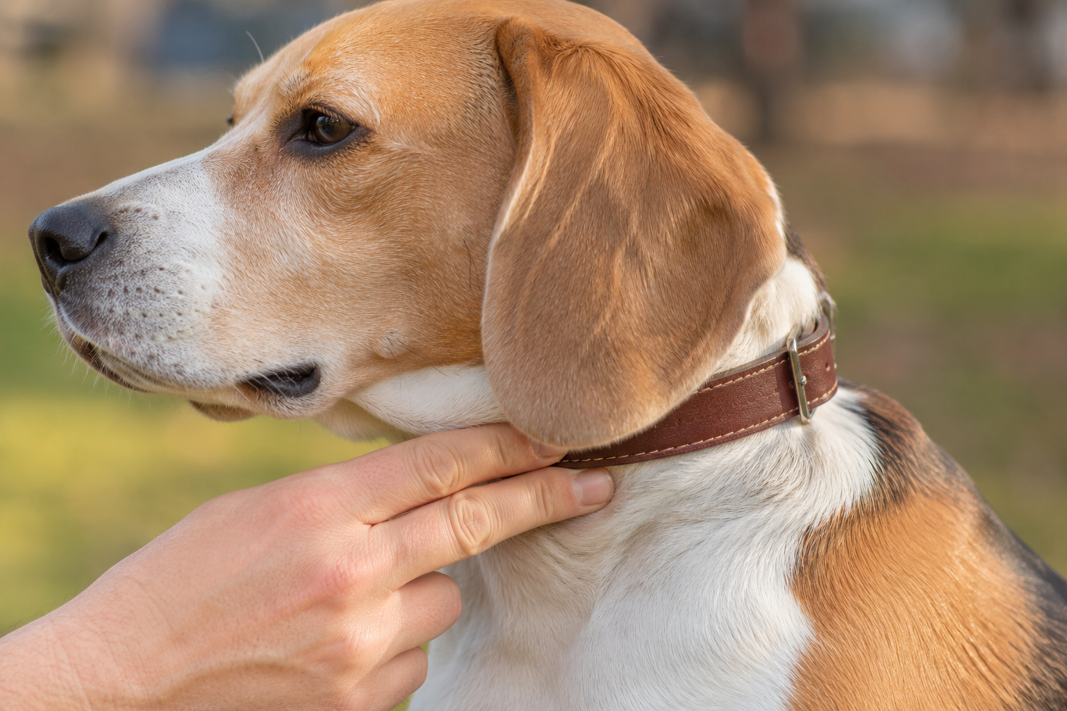 Dog Collar Size Guide: The Two-Finger Rule