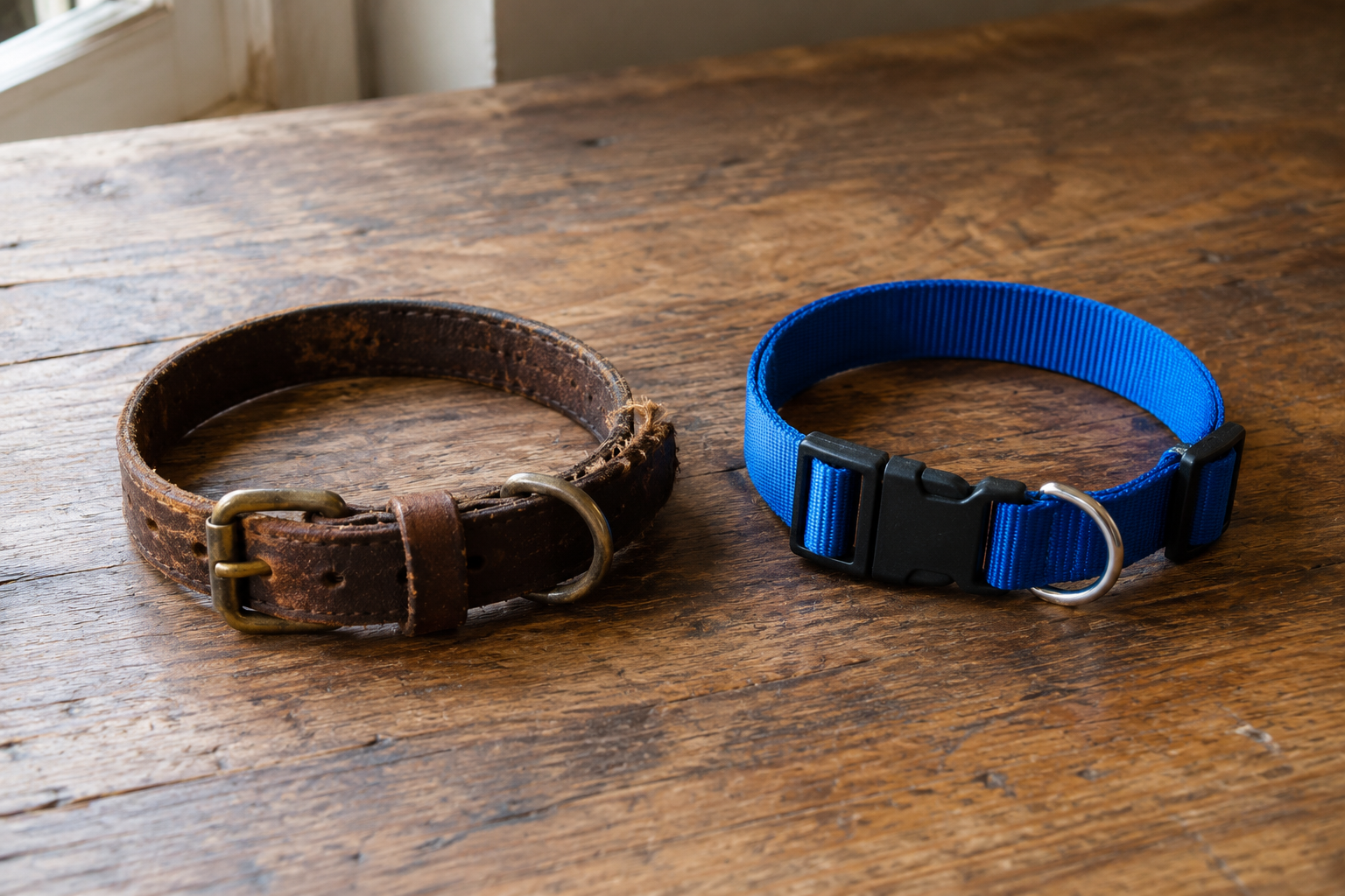 Leather vs Nylon: Choosing Dog Collar and Leash Materials