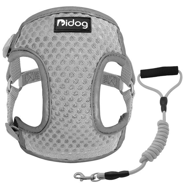 Nylon Mesh Reflective Dog Harness.